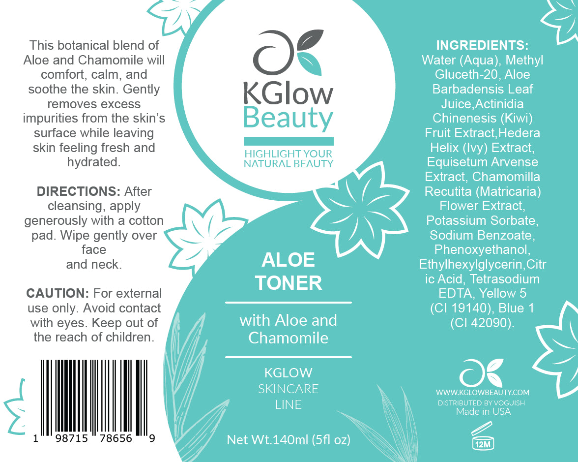 K Glow Beauty Aloe Toner