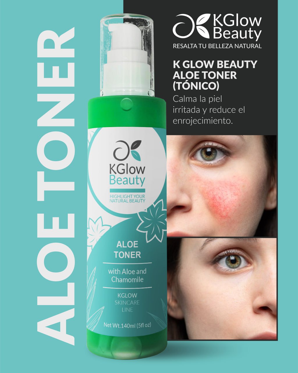 K Glow Beauty Aloe Toner